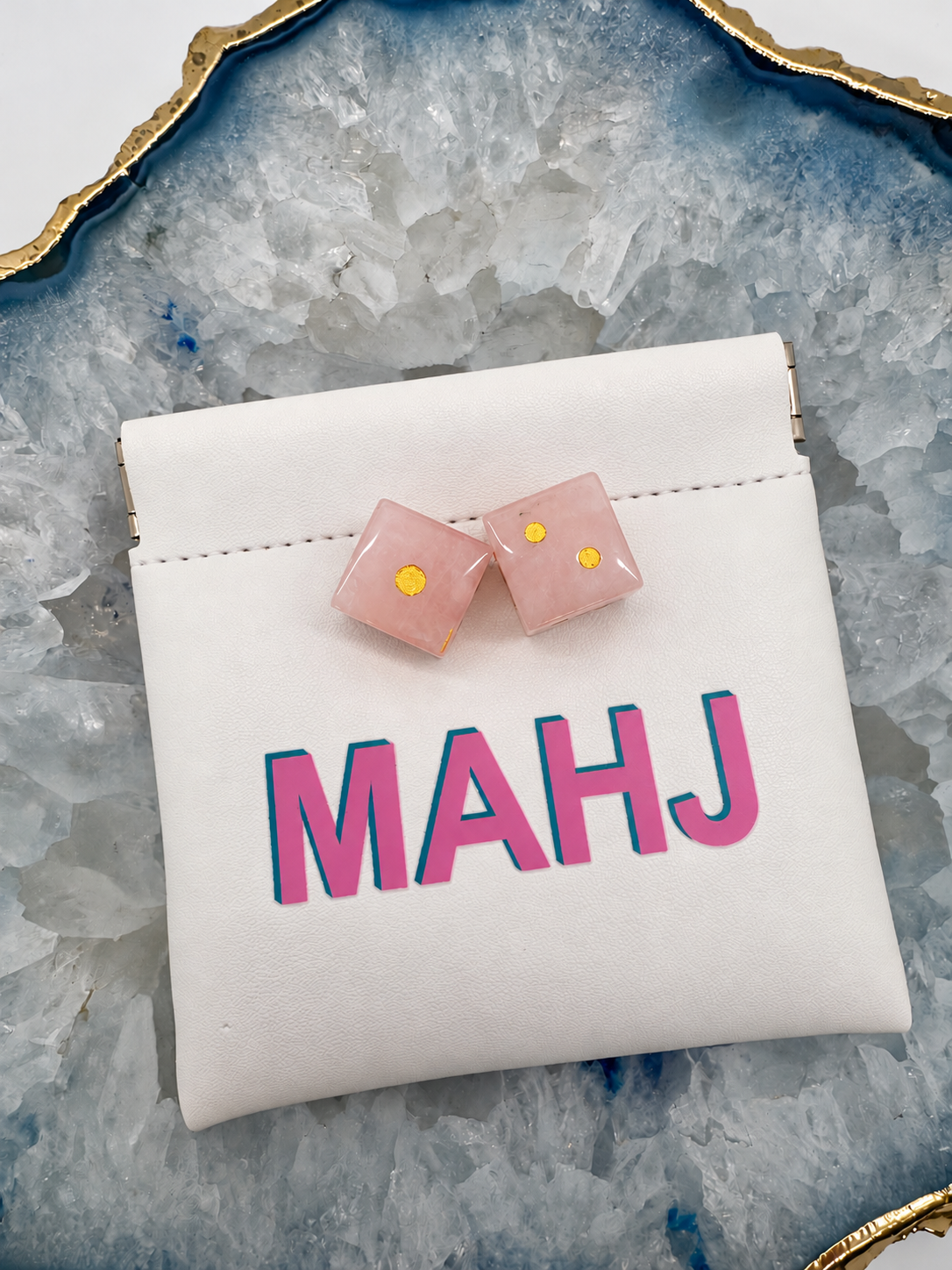 Blush Mahjong Dice Set