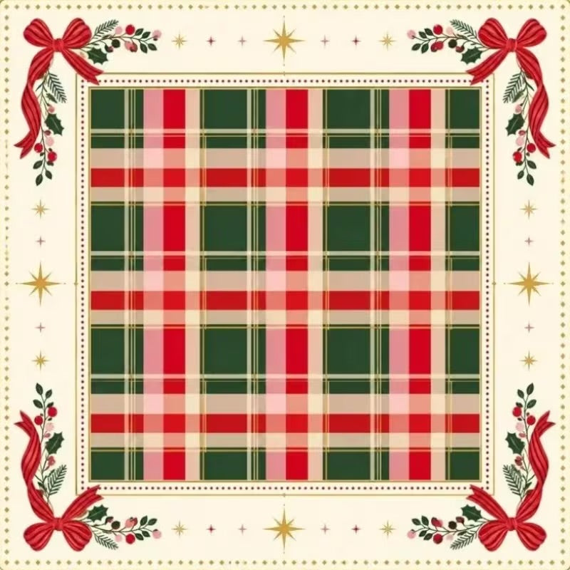 The Holiday Tartan Mahjong Mat | PRE-ORDER