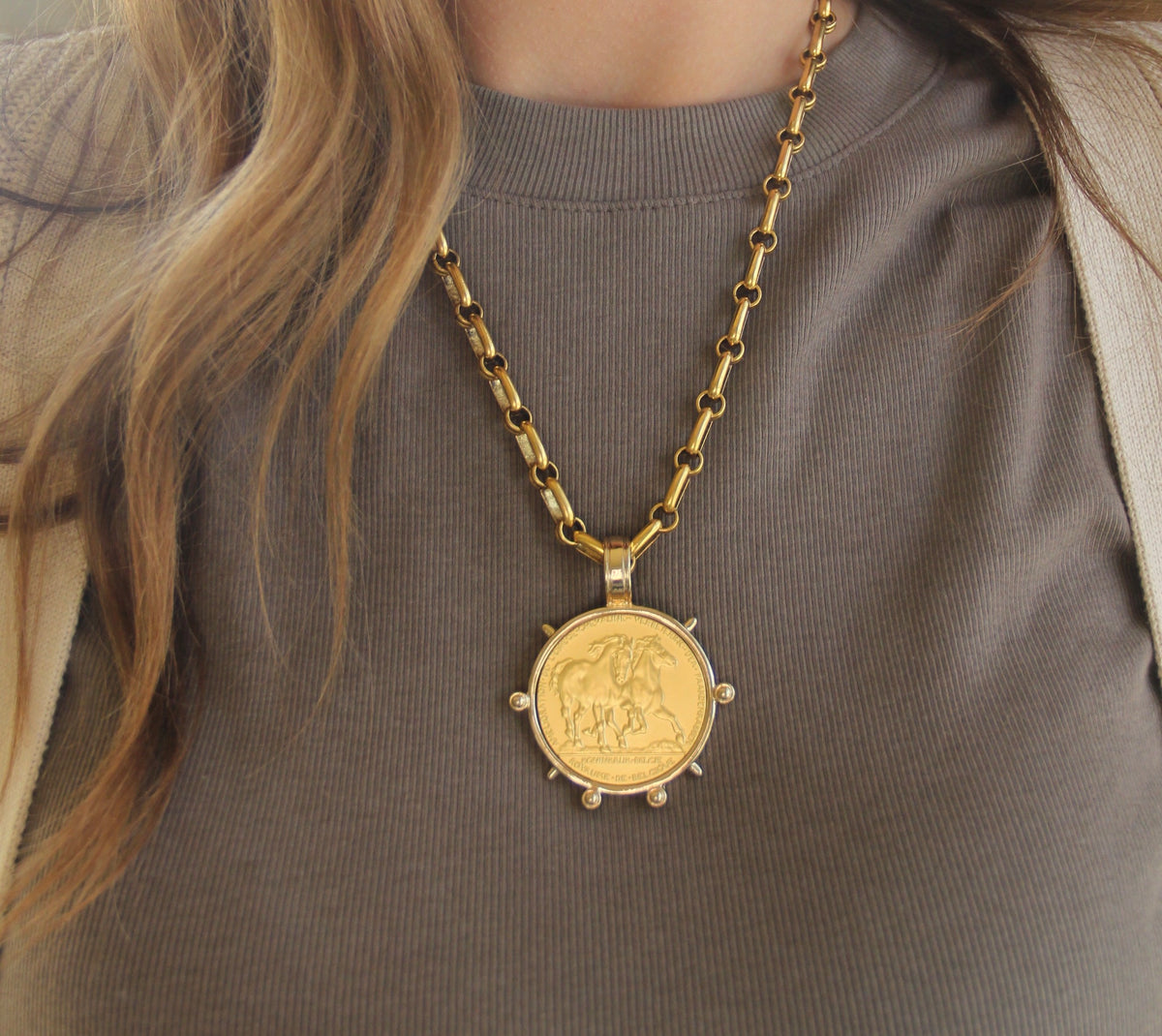 The Belgian Coin Necklace
