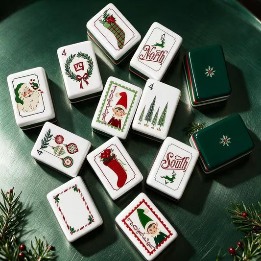 The Vintage Noel Mahjong Tile Set | PRE-ORDER