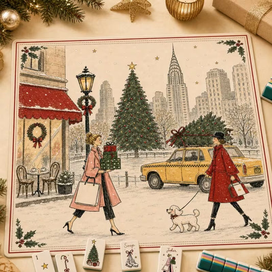 Christmas on Fifth Mahjong Mat | PRE-ORDER