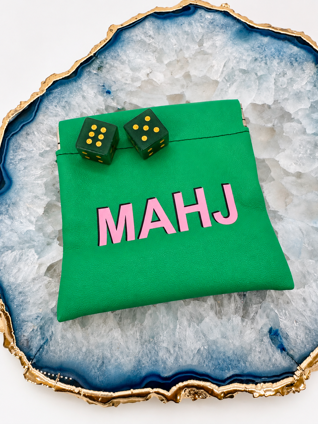 Emerald Mahjong Dice Set