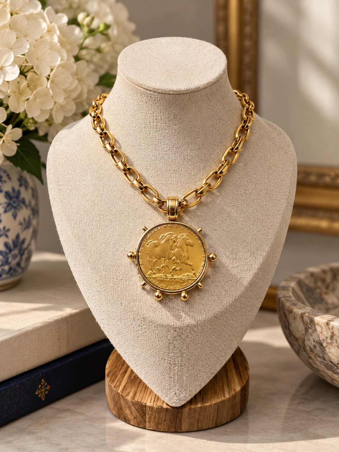 The Belgian Coin Necklace