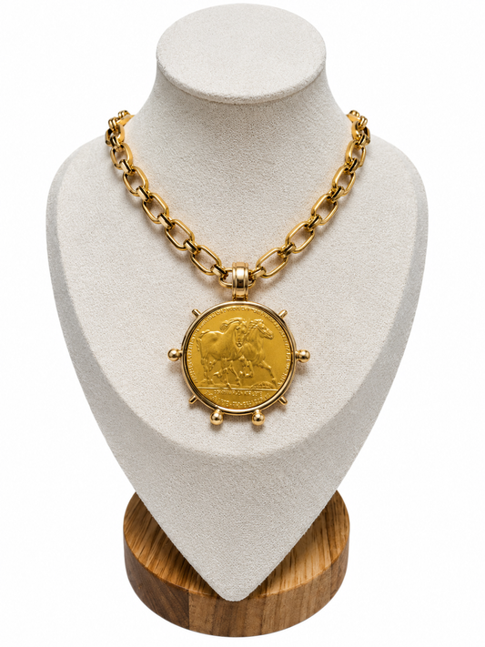 The Belgian Coin Necklace